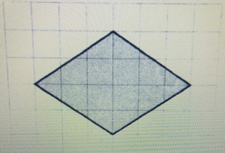 План местности разбит на клетки 10 на 10 найдите площадь ромба